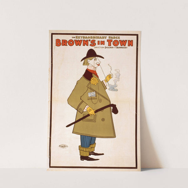 The extraordinary farce, Brown&#039;s in town by Anonymous