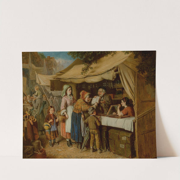 The eyeglass seller by Mark William Langlois