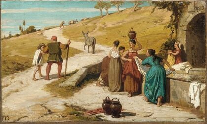The Fable of the Miller, His Son, and the Donkey No. 2 (ca. 1867–68)