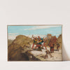 The Fable of the Miller, His Son, and the Donkey No. 7 (ca. 1867–68) by Elihu Vedder