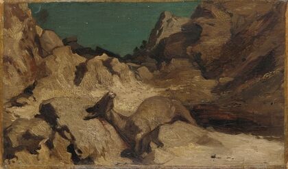 The Fable of the Miller, His Son, and the Donkey No. 9 (ca. 1867–68)