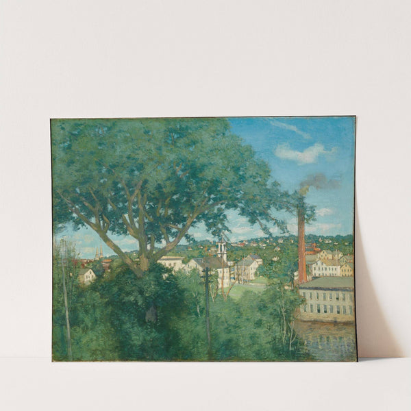 The Factory Village (1897) by Julian Alden Weir