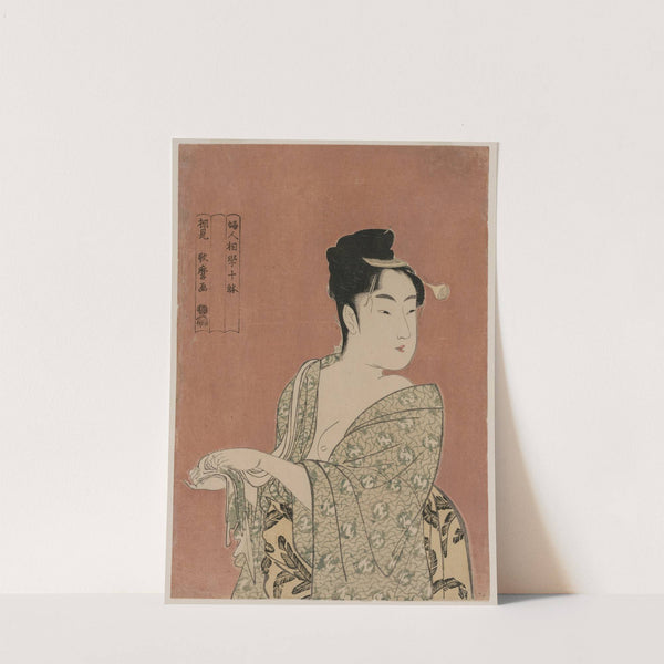 The Faddish Type from the series Ten Types in the Physiognomy of Women (c. 1793) by Kitagawa Utamaro