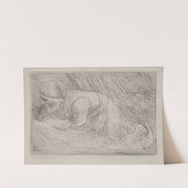 The Fagot Gatherers by Alphonse Legros