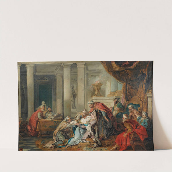 The fainting of Esther by Jean-François de Troy