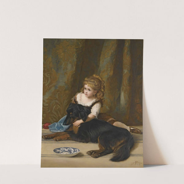 The Fair Beauty And The Dark One by James Archer