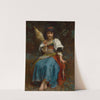 The Fair Spinner by Etienne Adolphe Piot