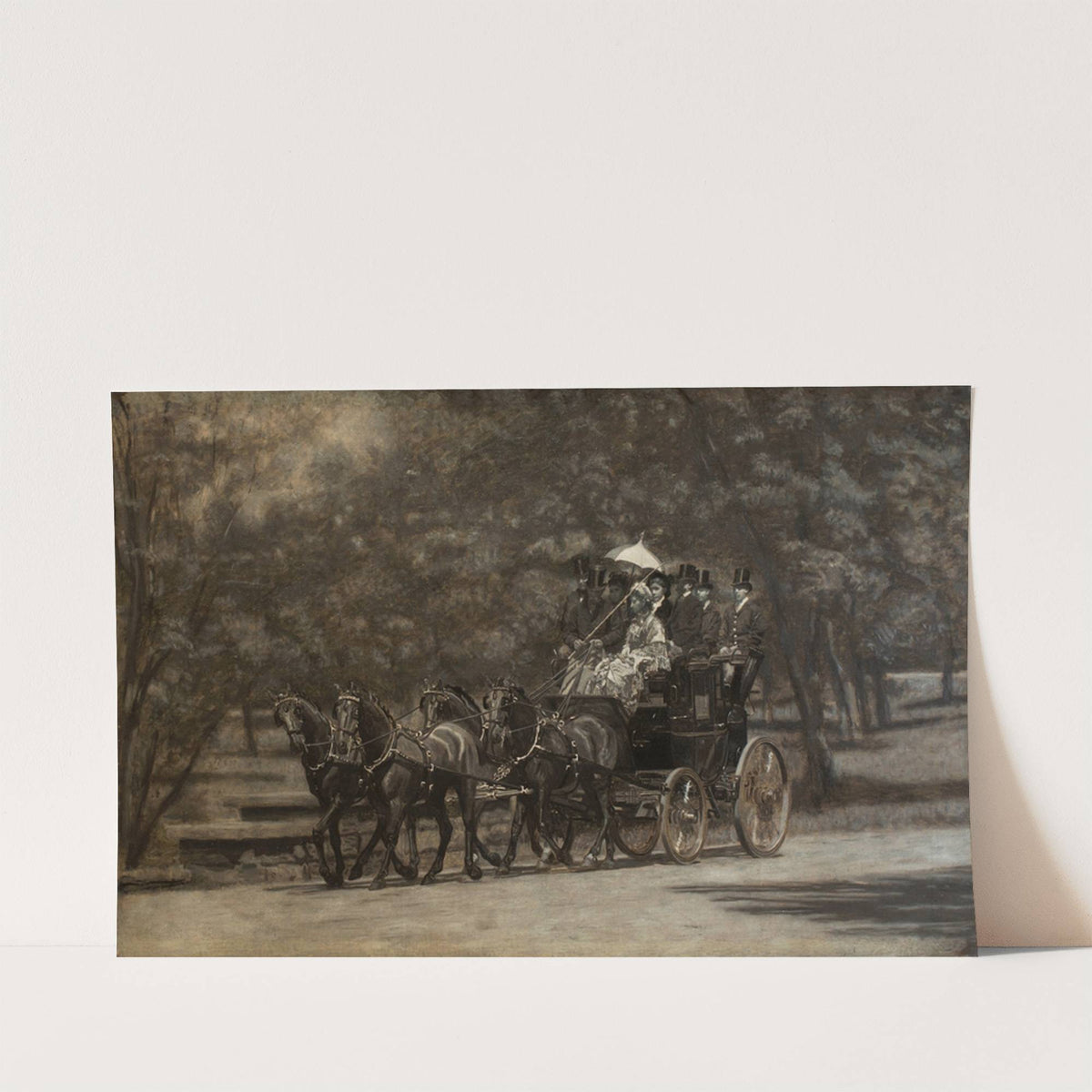 The Fairman Rogers Four-In-Hand (A May Morning in the Park) (1899) by Thomas Eakins