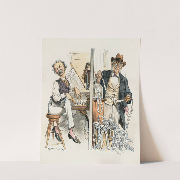 The fake operator and his dupe (1893) by Udo Keppler