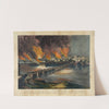 The fall of Richmond, Va. on the night of April 2d. 1865 (1865) by Currier & Ives.