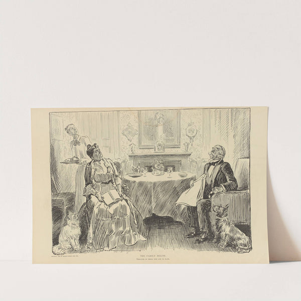 The family below (1900-1905) by Charles Dana Gibson