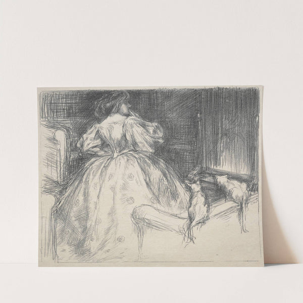 The Fantastic Dress (1890) by Charles Haslewood Shannon