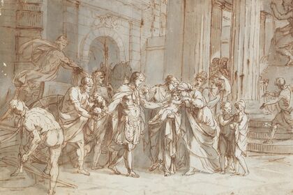 The Farewell between Hector and Andromache