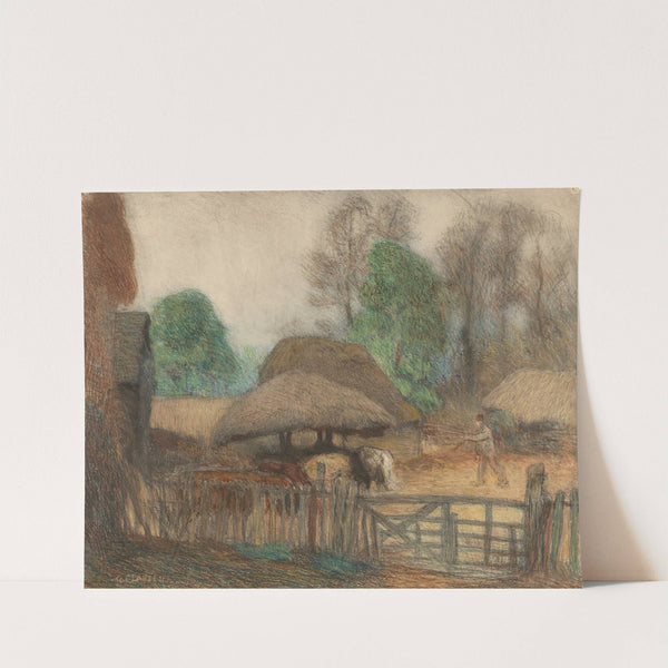 The farmyard by Sir George Clausen