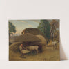 The Farmyard, Evening by Sir George Clausen