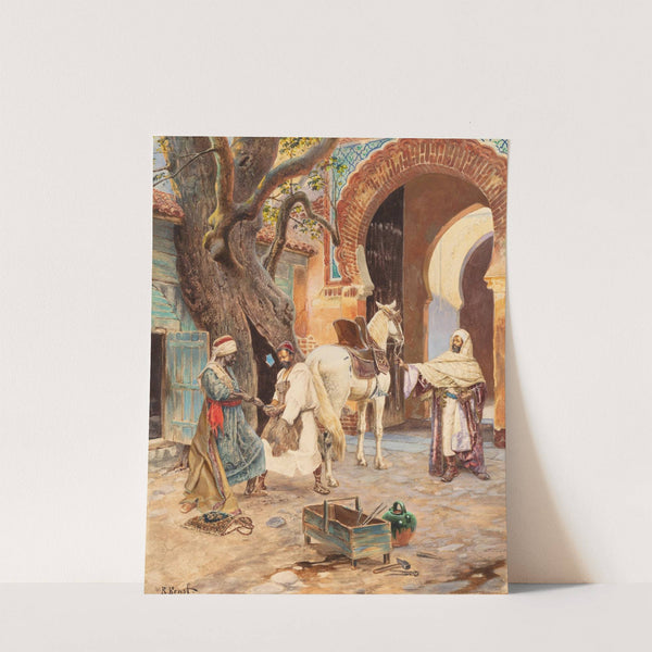 The Farrier by Rudolf Ernst