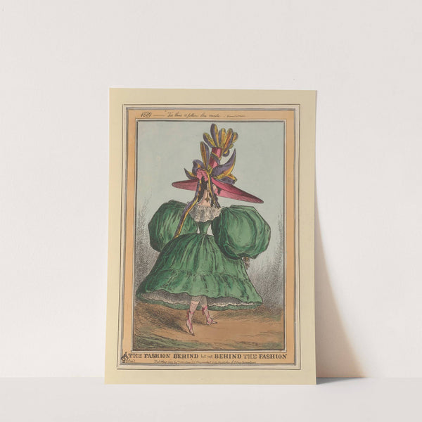 The Fashion behind but not behind the fashion (1827-1829) by William Heath