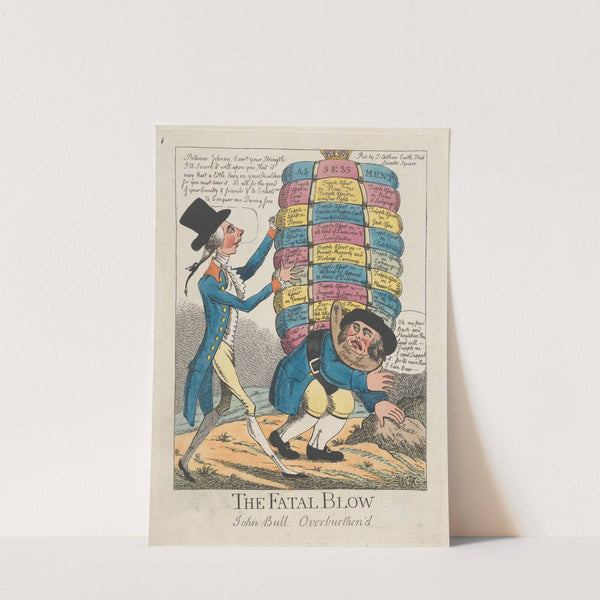 The Fatal Blow, John Bull Overburthen&#039;d by William O&#039;Keefe