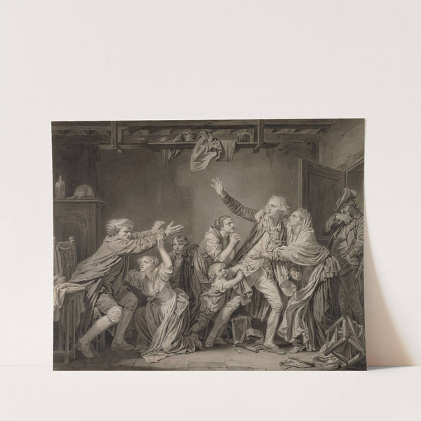 The Father&#039;s Curse; The Ungrateful Son by Jean-Baptiste Greuze