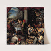 The Feast of Anthony and Cleopatra by Leandro Bassano