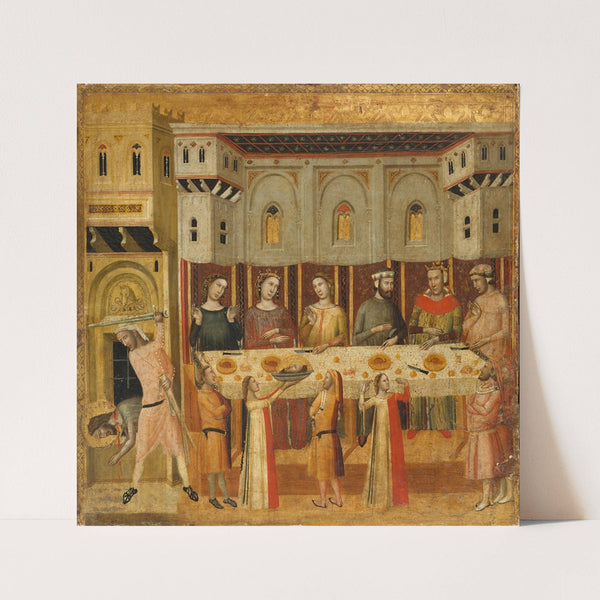 The Feast of Herod and the Beheading of the Baptist (ca. 1330-1335) by Giovanni Baronzio