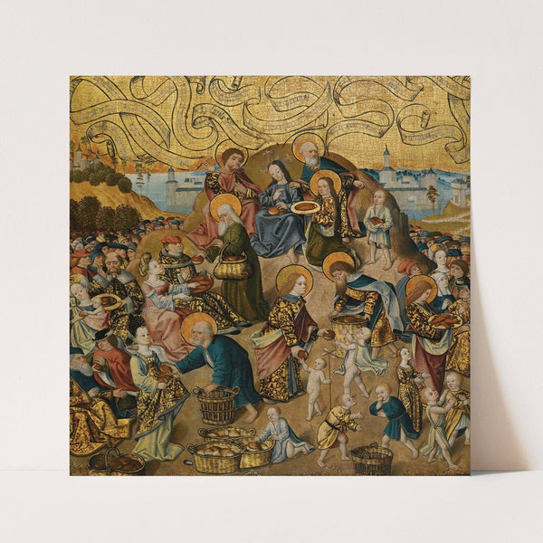 The Feeding Of The Five Thousand by School of Saxony