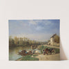The Ferry Crossing (1860-1865) by Constant Troyon
