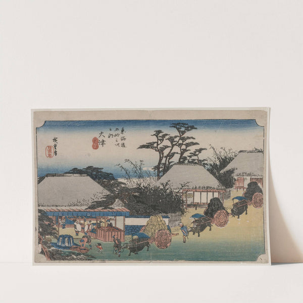 The Fifty-Three Stations of the Tokaido: Otsu (1833-1834) by Andō Hiroshige