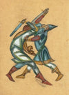 The fight