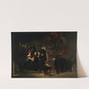 The Fire at the Royal Palace, Stockholm, May 7th, 1697 by Johan Fredrik Höckert