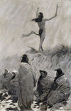 The Fire Eater Raised His Arms To The Thunder Bird (C. 1900)