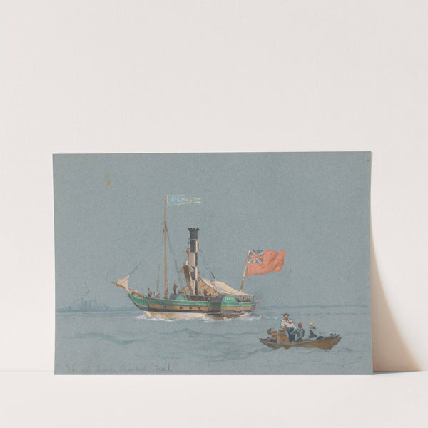 The First Thames Steamboat: Pearl by Edward Duncan
