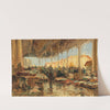 The fish market in Venice by Olga Wisinger-Florian