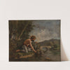 The fisherman (1850-1877) by Gustave Courbet