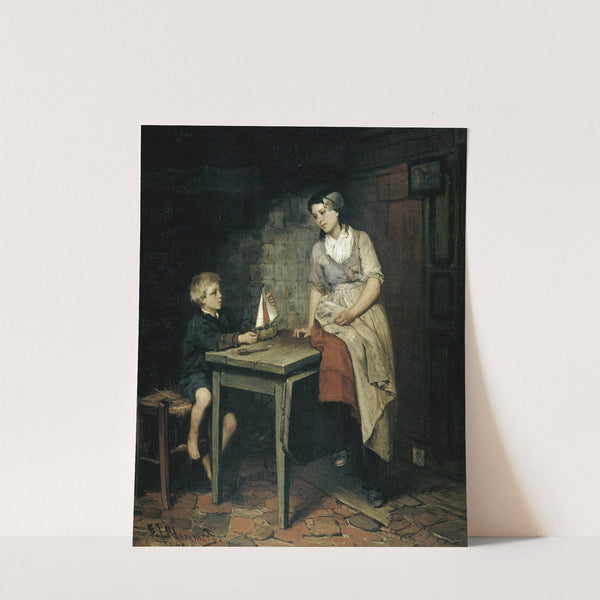 The Fisherman’s Children (1868) by Bernardus Johannes Blommers