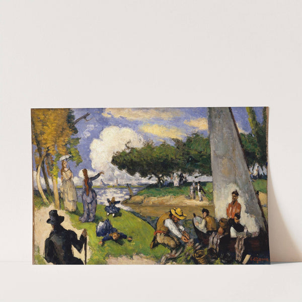 The Fishermen (Fantastic Scene) (ca. 1875) by Paul Cézanne
