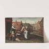 The Fishmonger by Marten van Cleve