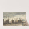 The Fishmonger&#8217;s Almhouses, Newington Butts, London (1819) by Robert Bremmel Schnebbelie