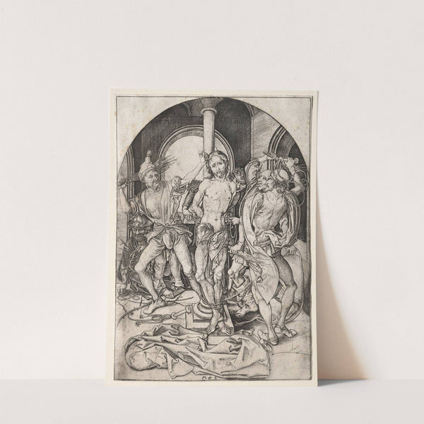 The Flagellation (c. 1480) by Martin Schongauer