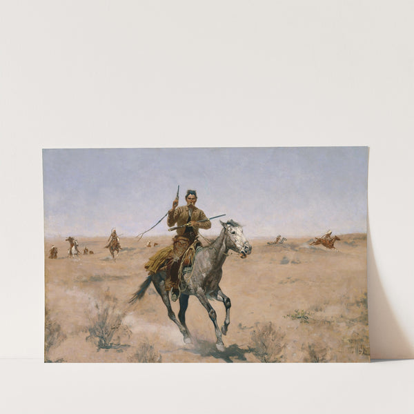 The Flight (1895) by Frederic Remington