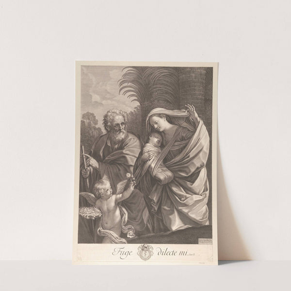 The Flight into Egypt, after Reni by Francois de Poilly