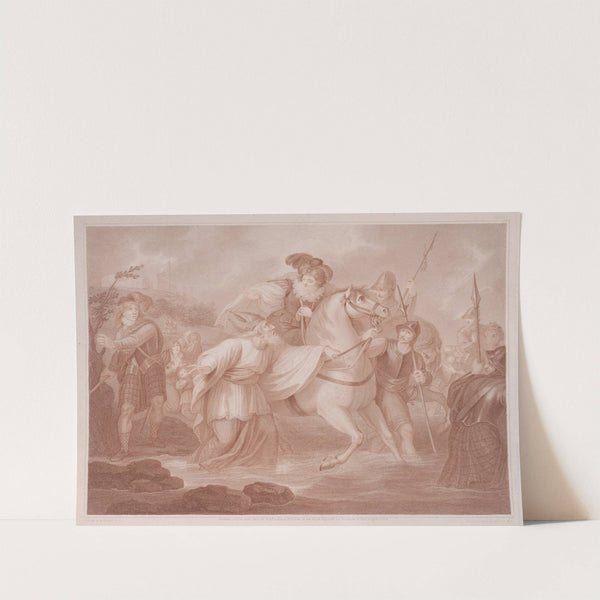 The Flight of Mary Queen of Scots to England (1794) by Francesco Bartolozzi