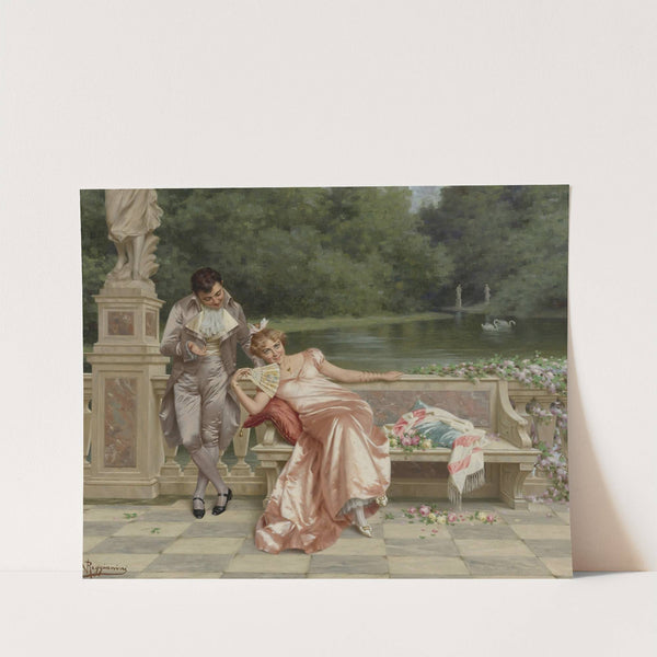 The flirtation by Vittorio Reggianini