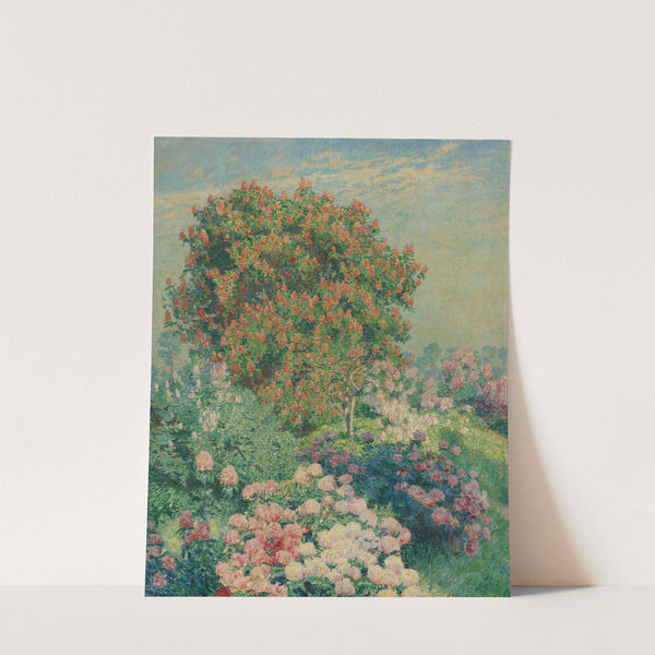The flower garden in may by Emile Claus