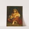 The Flower Girl by Charles Edward Hallé