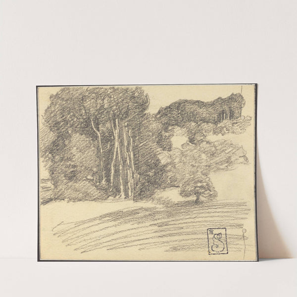 The Forest at Courdemanche by Théophile Alexandre Steinlen