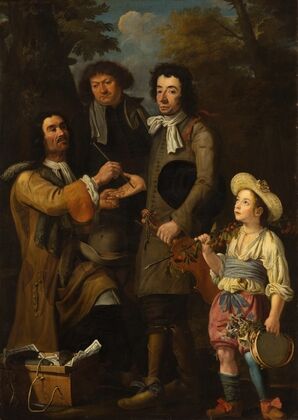 The Fortune Teller, or Allegory of the Five Senses