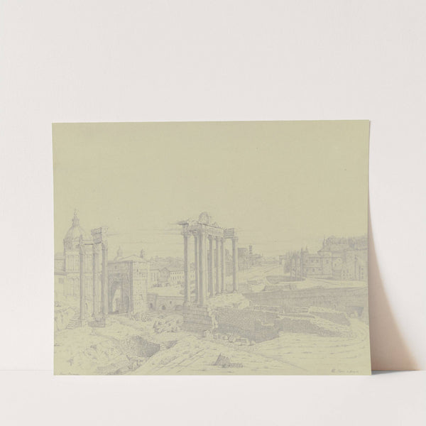 The Forum Romanum by Friedrich Wilhelm Ludwig