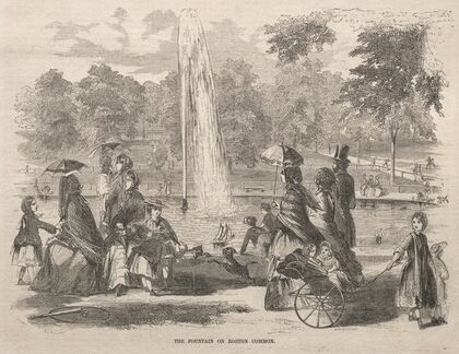 The Fountain at Boston Common (1857)