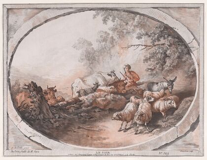 The Four Times of Day; Le Soir (1776)